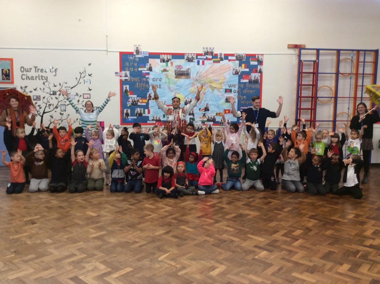 We welcomed Mr Diwali again this year for our workshop based on the festival of lights!